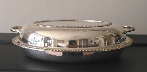 Silver plated serving - plated,