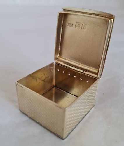 Sterling silver box with - , a
