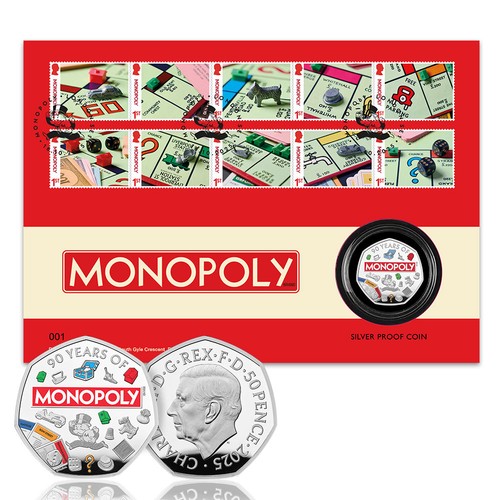 Monopoly stamps and 50p - monopoly,
