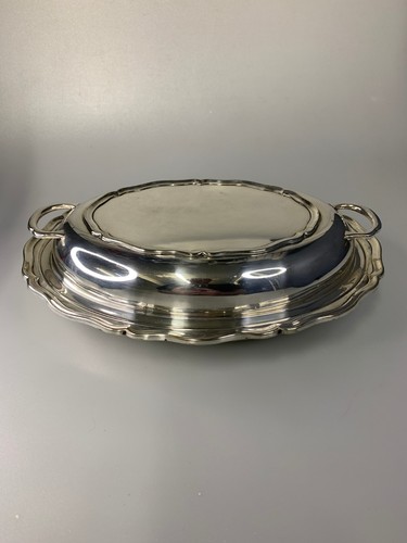 Vintage silver plated - vintage, oval