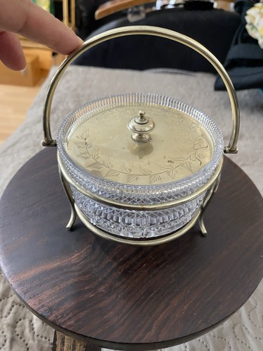 Vintage silver plated conserve - plated,