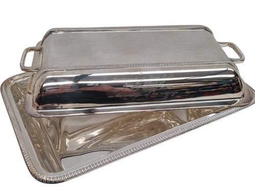 Silver plated rectangular - plated,