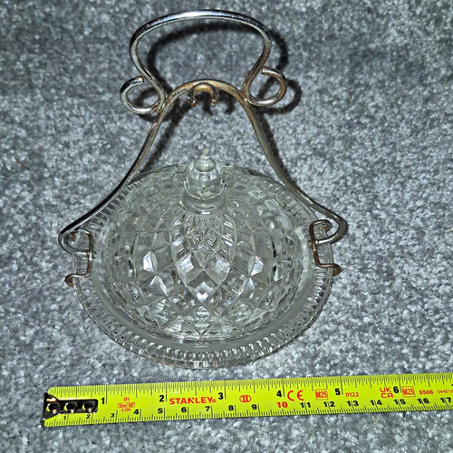 Vintage clear glass - glass, diamond