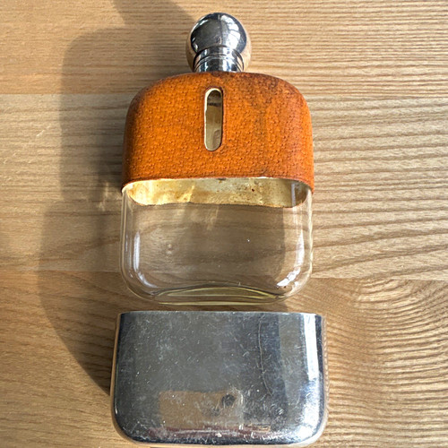 Silver plated leather - plated,, covered
