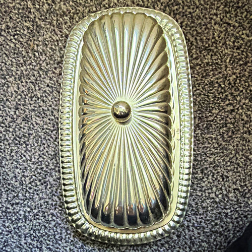 Silver metal rectangular - metal,