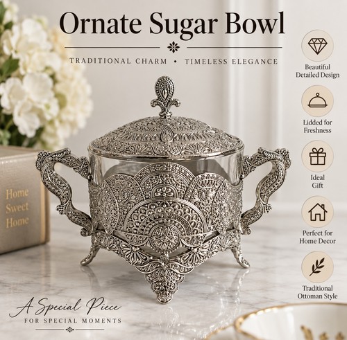 Ipek silver tone ornate - ipek,