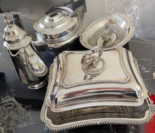 Antique silver plated - silver,