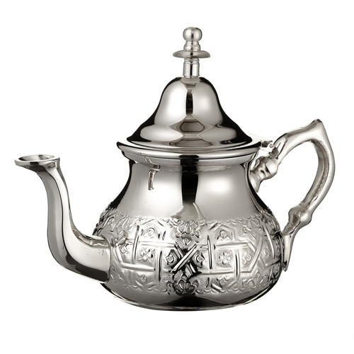 Moroccan teapot silver - teapot,