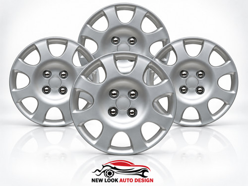 Silver wheel trims - wheel,
