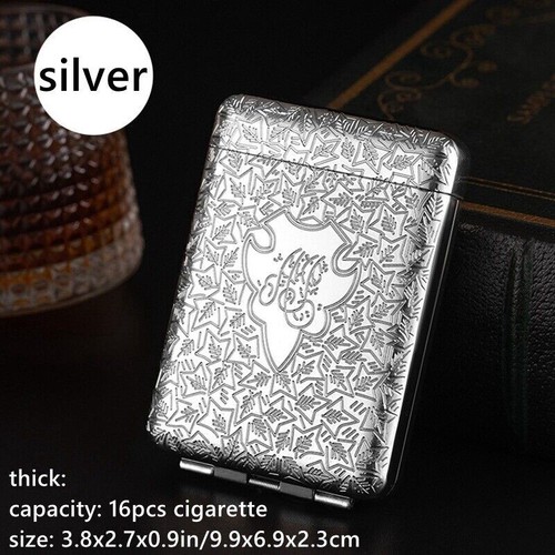 Portable metal cigaret case - cigaret,