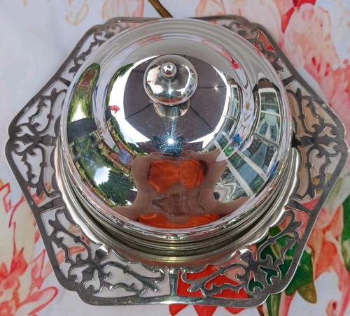 Vintage silver plated covered - vintage,